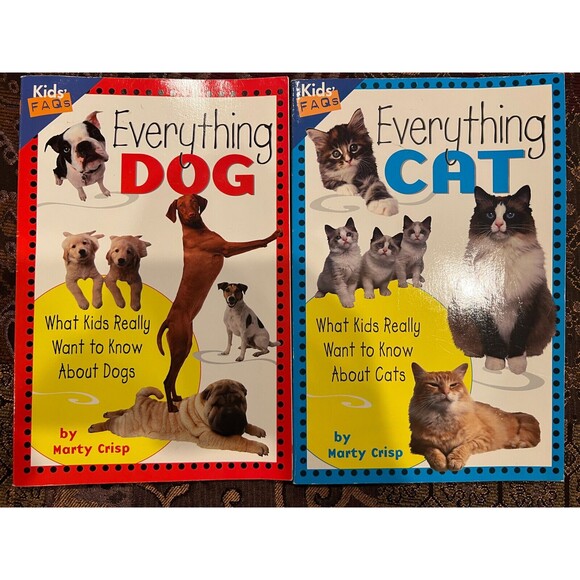 Everything Cat/Dog: What Kids Really Want to Know About Cats/Dogs Lot Of 2 - Picture 1 of 3